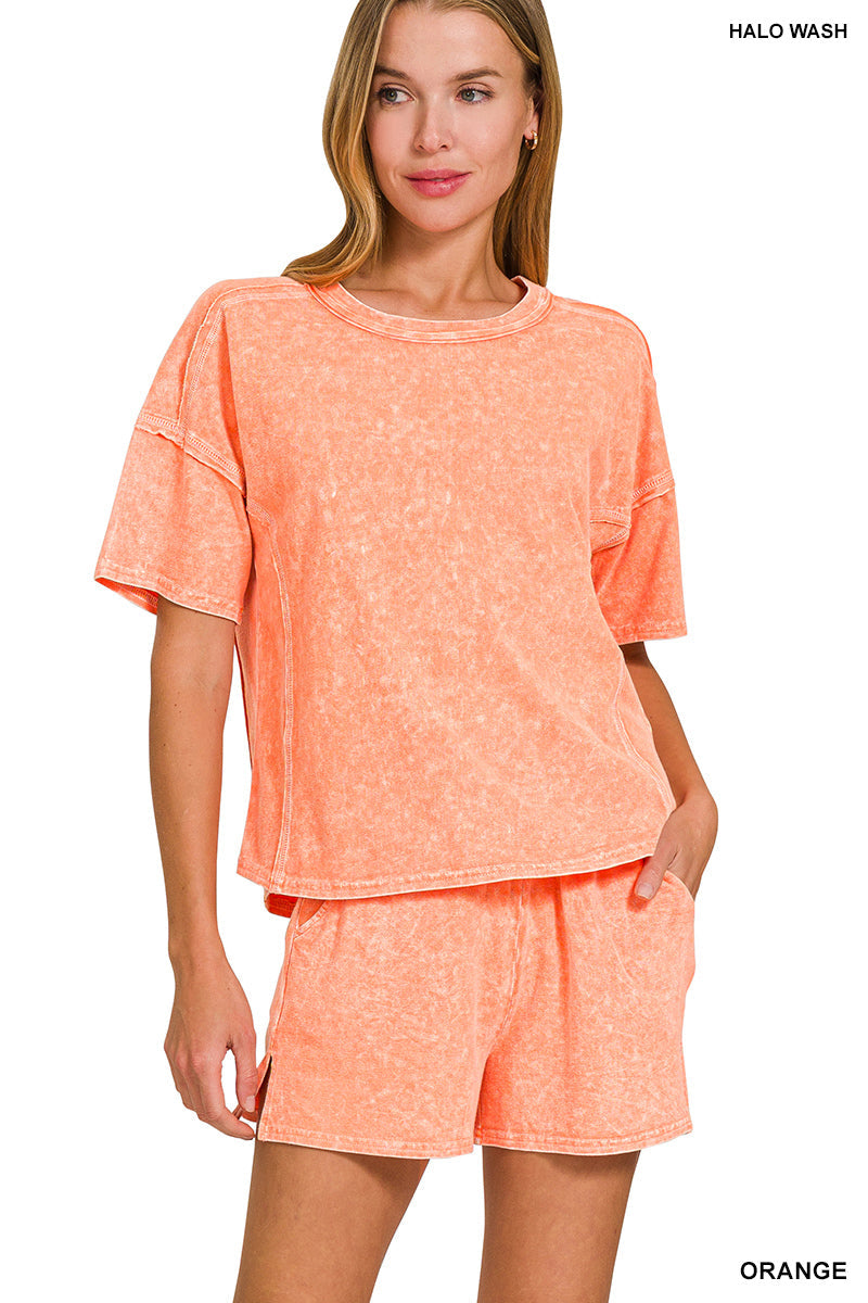 Halo- Snow Washed Set Zenana