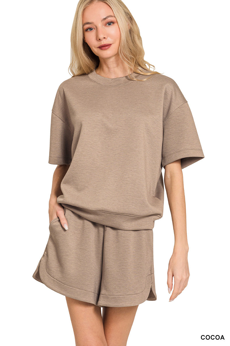 Scuba-Round Neck Dolphin Set Zenana
