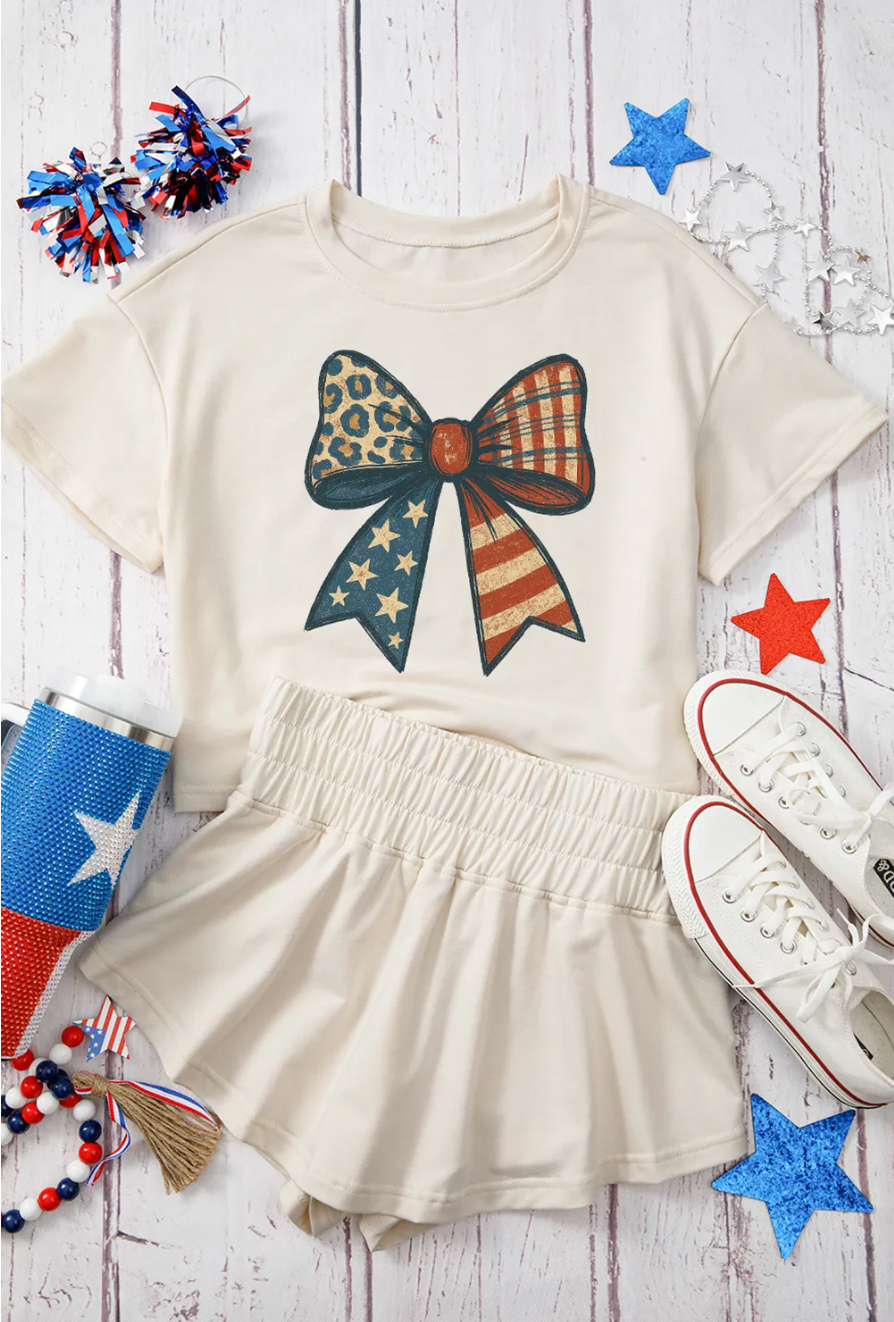 Leopard Flag Two Piece Set