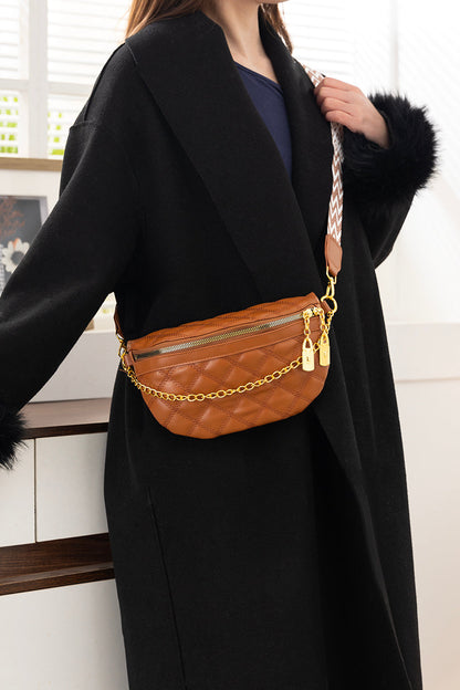 Quilted-Crossbody Bum Bag Zenana