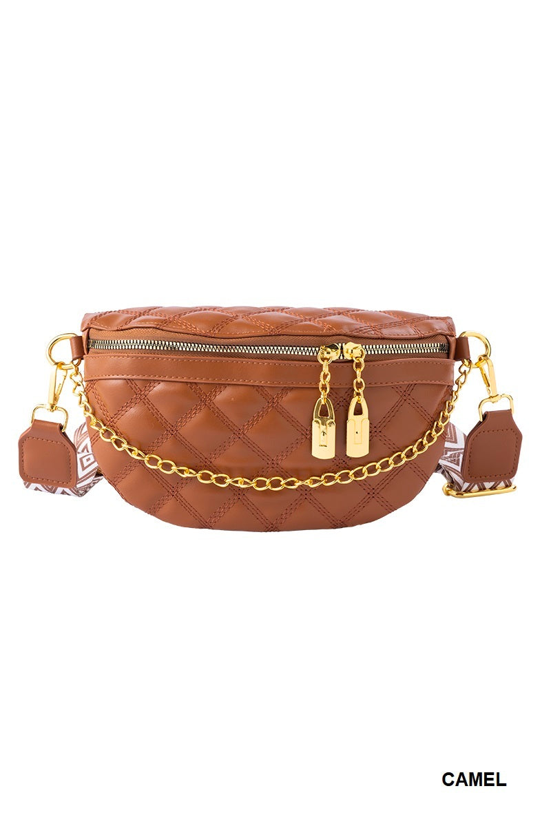 Quilted-Crossbody Bum Bag Zenana