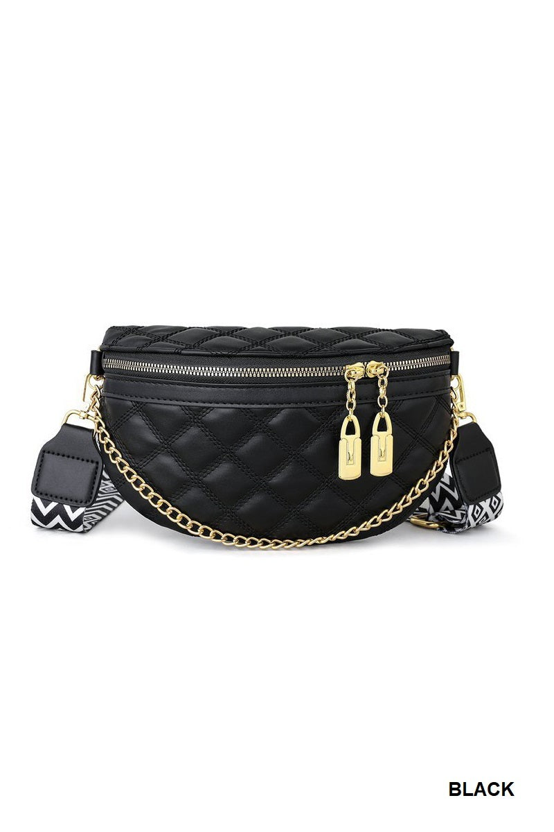 Quilted-Crossbody Bum Bag Zenana
