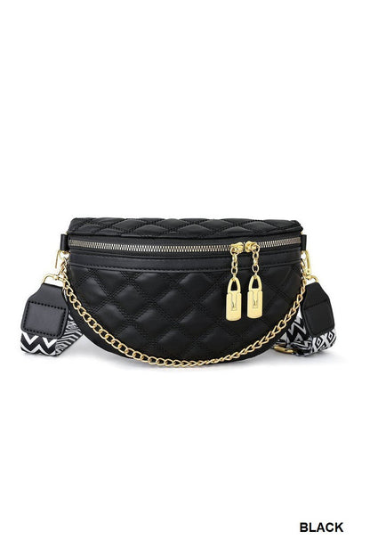 Quilted-Crossbody Bum Bag Zenana