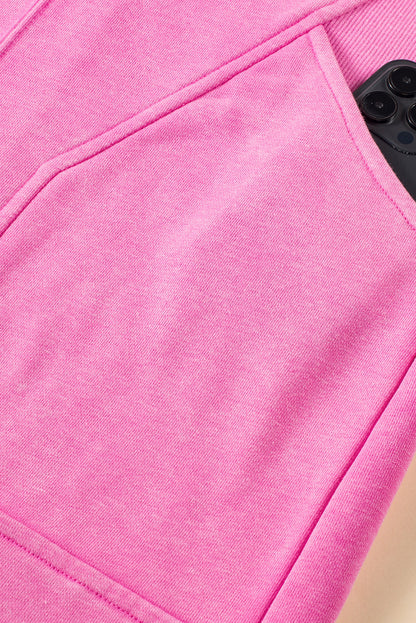 Pink Quarter Zip Dress