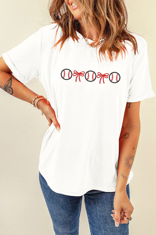 Baseball Embroidered Top