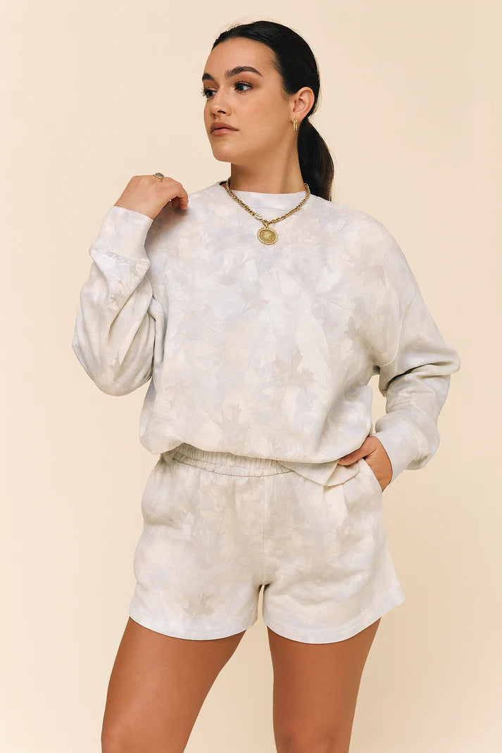 BEIGE CAMO PULLOVER SET