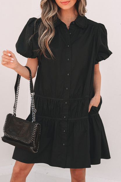 Black Ruffle Dress
