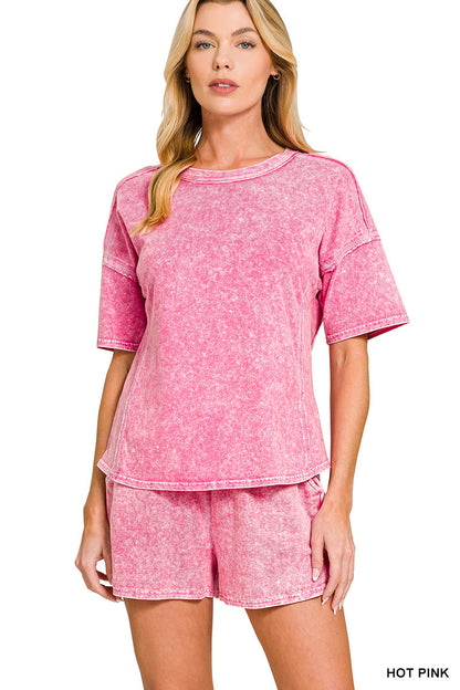 Halo- Snow Washed Set Zenana