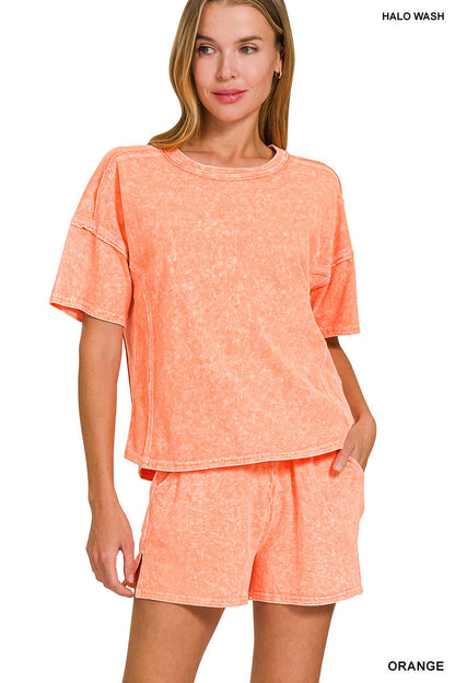 Halo- Snow Washed Set Zenana