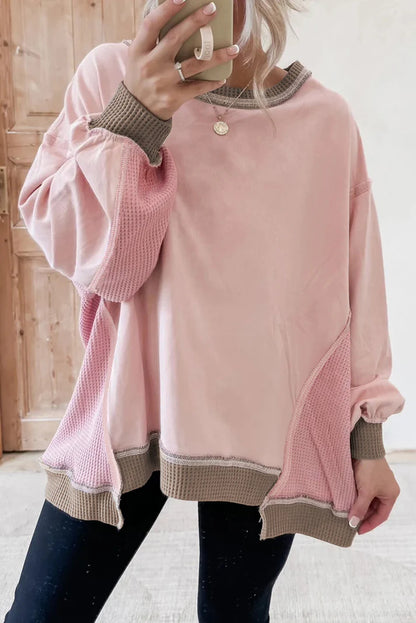 COLORBLOCK OVERSIZED SWEATSHIRT