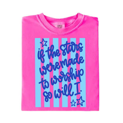 Stripe Stars Worship Tee.