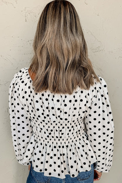 Polka Dot Blouse OOTD
