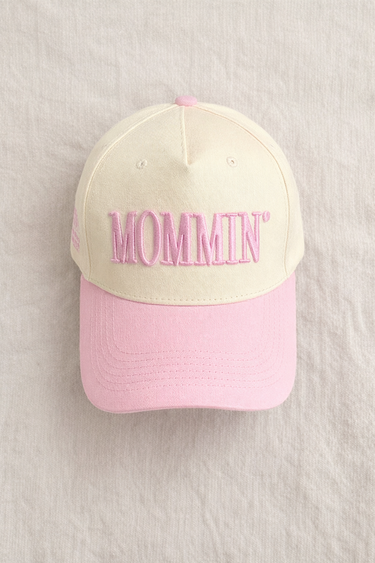 Pink MOMMIN Embroidered Hat FB