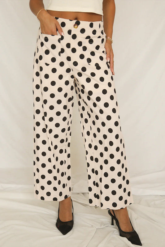 Polka Dot Loose Pants