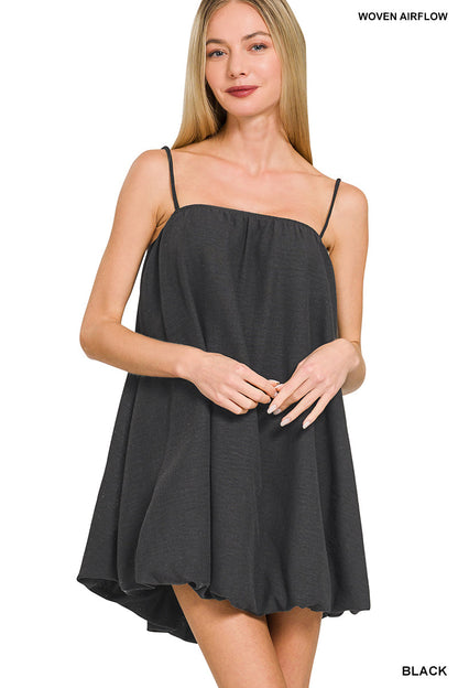 Woven-Bubble Dress Zenana