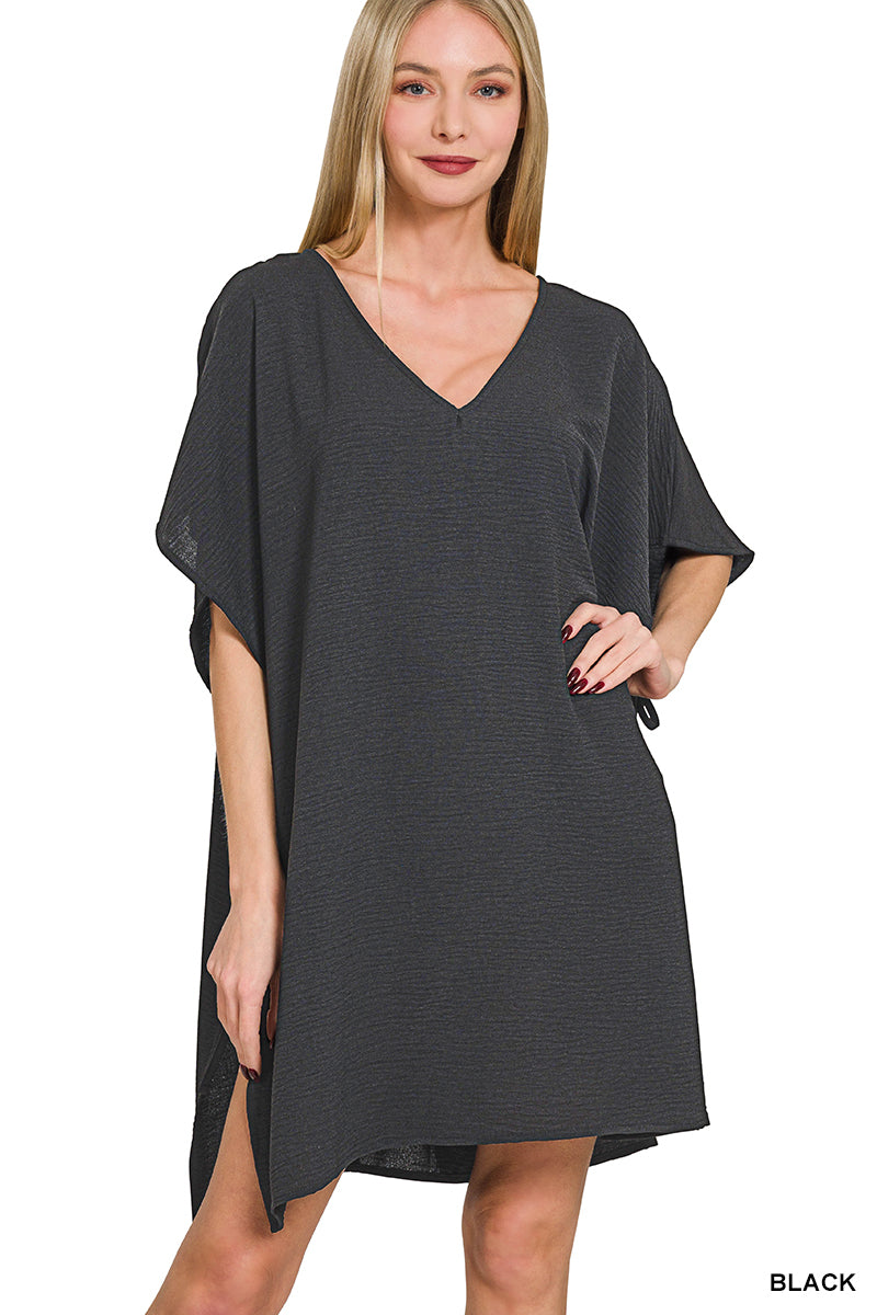 Woven Swim Cover Up Zenana