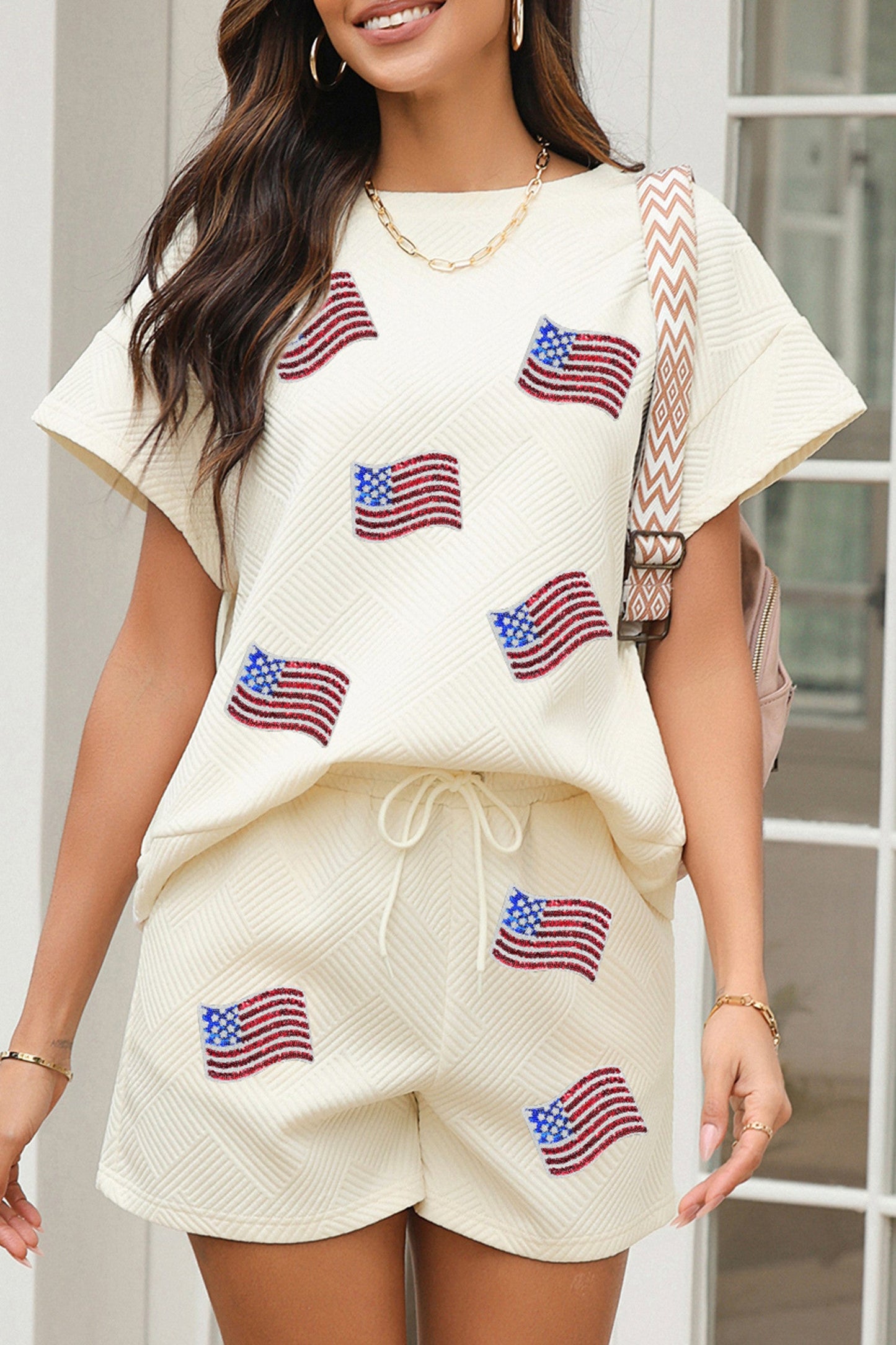 Quilted Sequin Flag Set