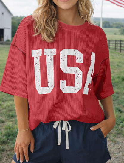USA Ribbed Top