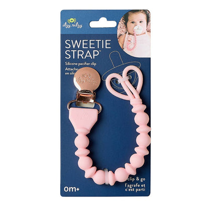 Sweetie Strap™ Silicone One-Piece Pacifier Clips
