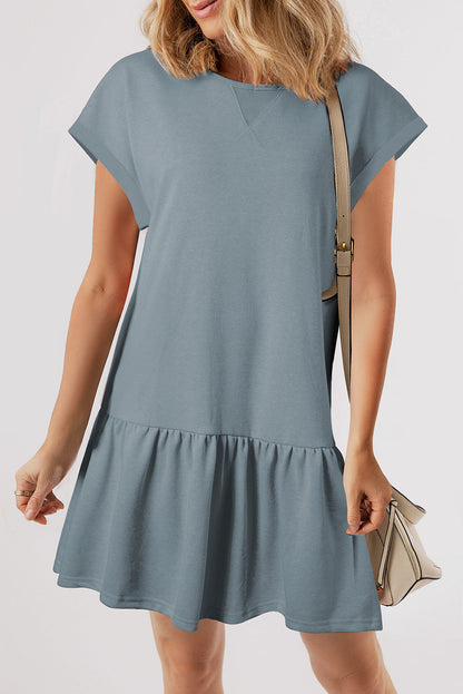Solid Shirt Dress